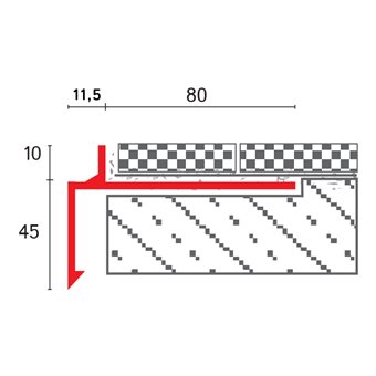 Balcony profile PRIAMY